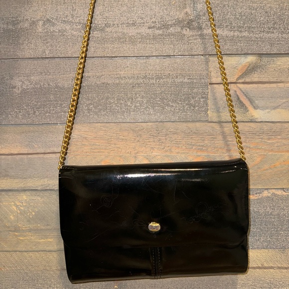 Black gold chain vintage shoulder, Gucci bag - Picture 4 of 8